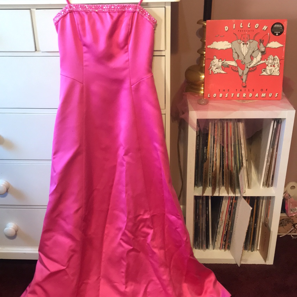 Vintage Cache Y2k Princess Barbie Ball Gown Skirt Maxi Dress Prom Pink Wedding 4